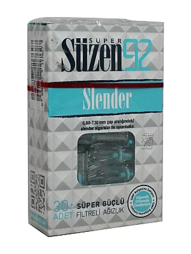 Süper Süzen 92 Slender Filtre Ağızlık 30 lu