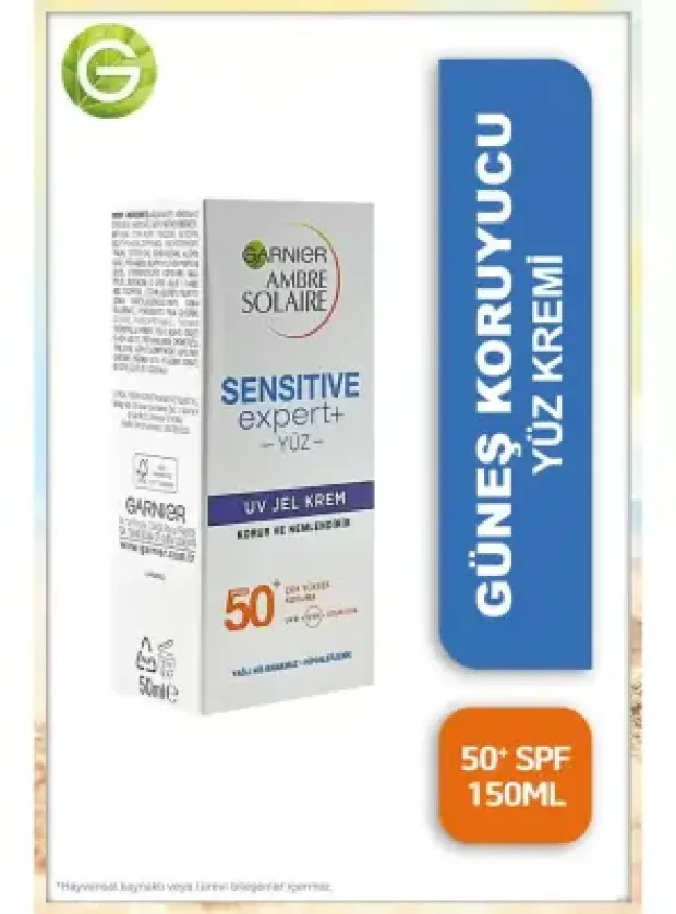 Garnier Ambre Solaire Sensitive  Expert Spf50+ Jel Krem 50 ml