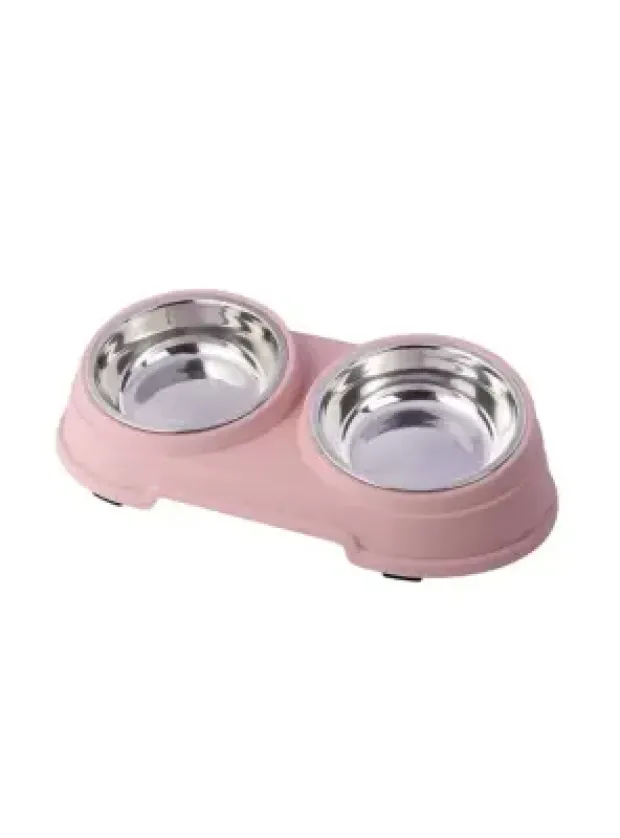 Nunbell Melamin Çelik Mama Kabi İkili