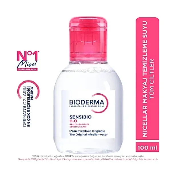 Bioderma Sensibio H2O Cilt ve Makyaj Temizleme Misel Suyu 100 ml