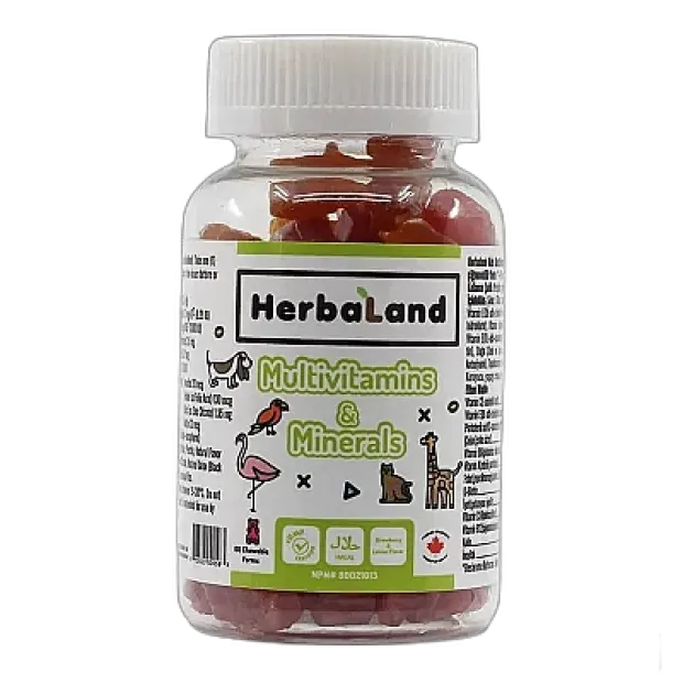 Herbaland Kids Multivitamin and Minerals 60'lı Çiğnenebilir Form