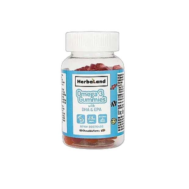 Herbaland Kids Omega 3 with DHA and EPA 60'lı Çiğnenebilir Form