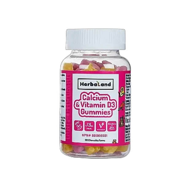 Herbaland Kids Calcium With Vitamin D3 60'Lı Çiğnenebilir Form