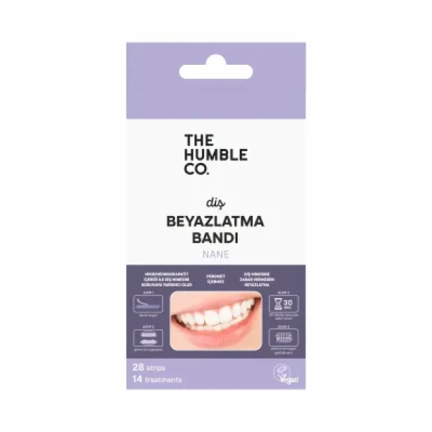 The Humble Co Diş Beyazlatma Bandı Naneli 28 Adet
