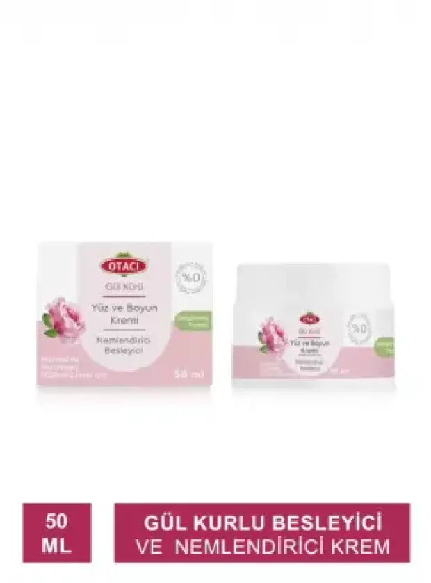 Otacı Gül Kürü Yüz ve Boyun Kremi 50 ml
