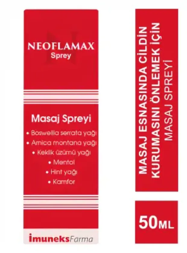 İmuneks Neoflamax Masaj Spreyi 50 ml