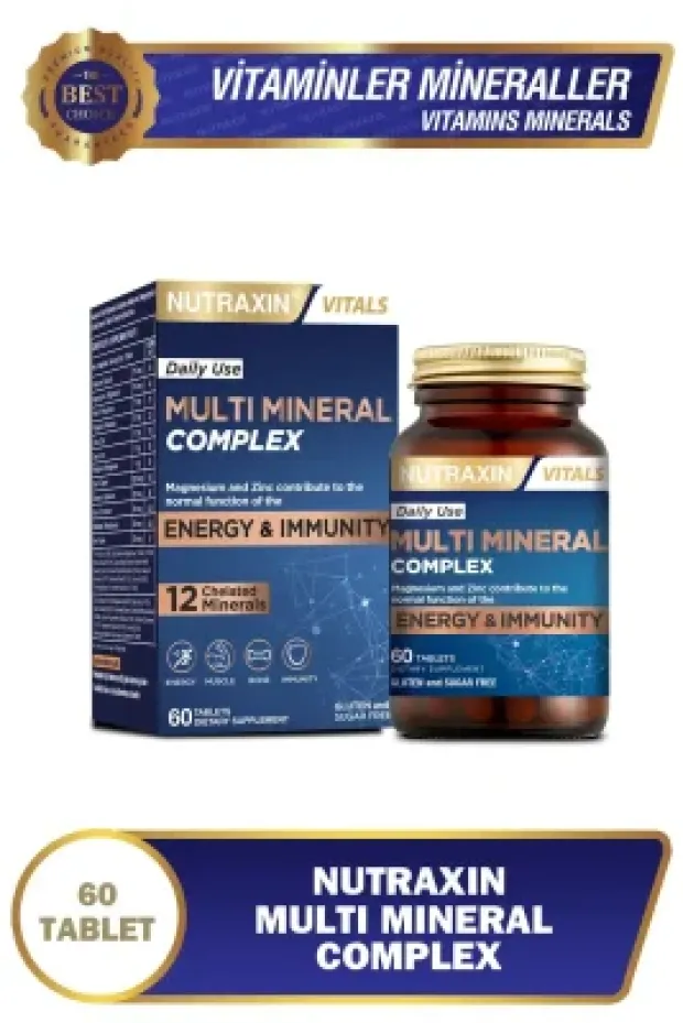 Nutraxin Multi Mineral Complex 60 Tablet