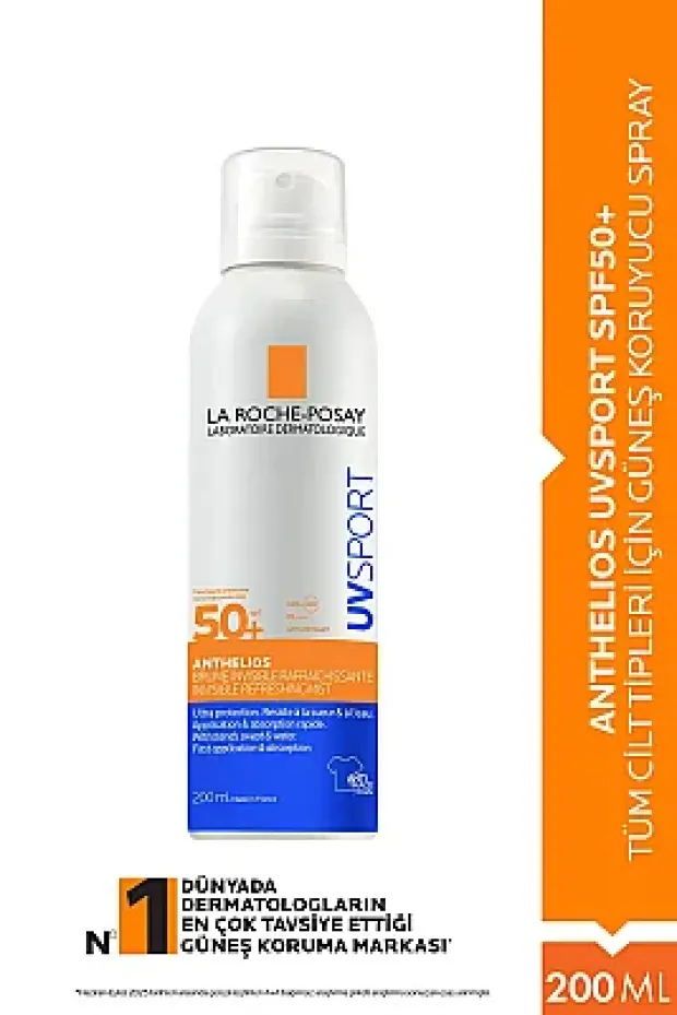 La Roche Posay Anthelios UVSPORT SPF50+ Güçlü Güneş Koruyucu Sprey 200 ml