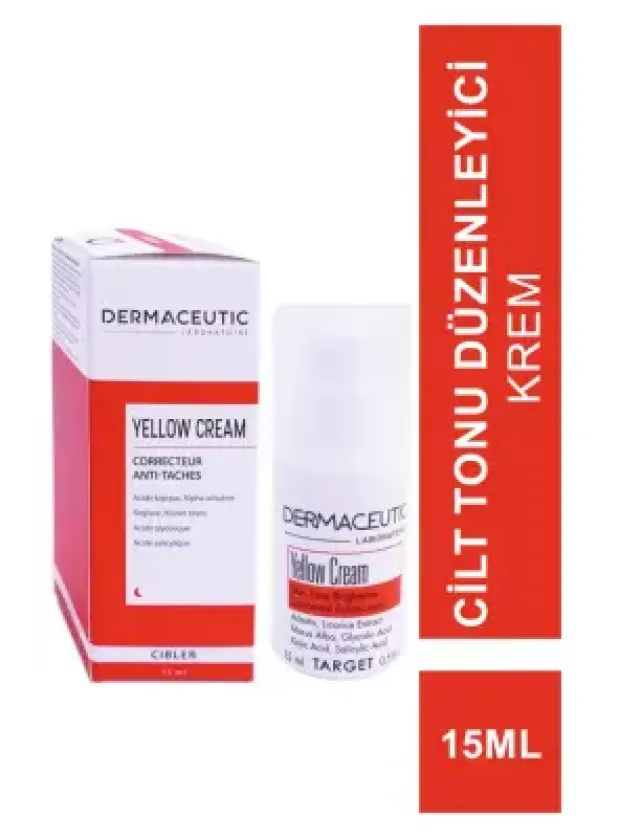 Dermaceutic Yellow Cream 15 ml - Cilt Tonu Düzenleyici Krem
