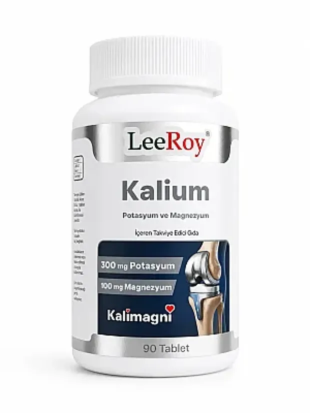 Leeroy Kalcium Potasyum ve Magnezyum 90 Tablet