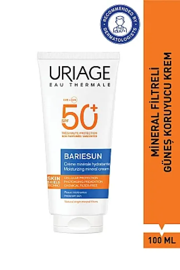 Uriage Bariesun Moisturizing Mineral Cream SPF50+ 100 ml