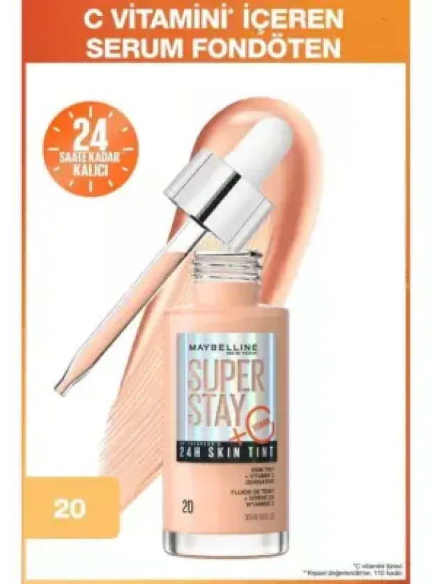Maybelline New York Super Stay Skin Tint Fondöten - 20 30ml