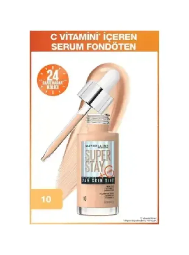 Maybelline New York Super Stay Skin Tint Fondöten - 10 30ml