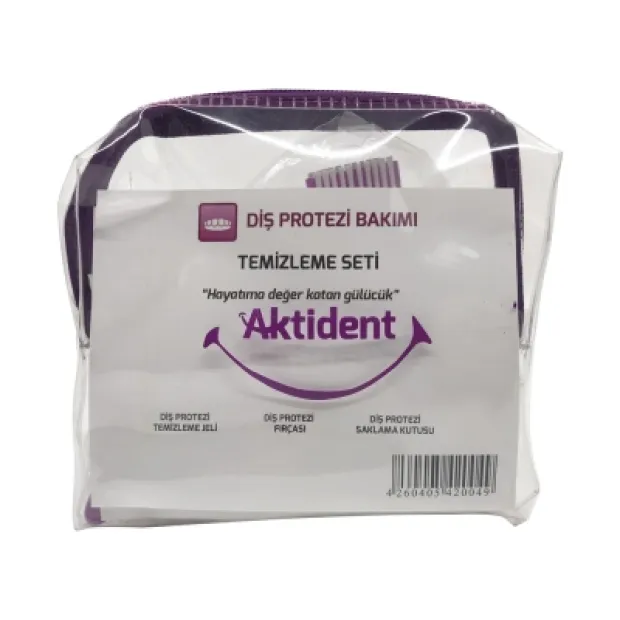 Aktident Temizleme Jeli 50 ml + Temizleme Fırçası Hediyeli
