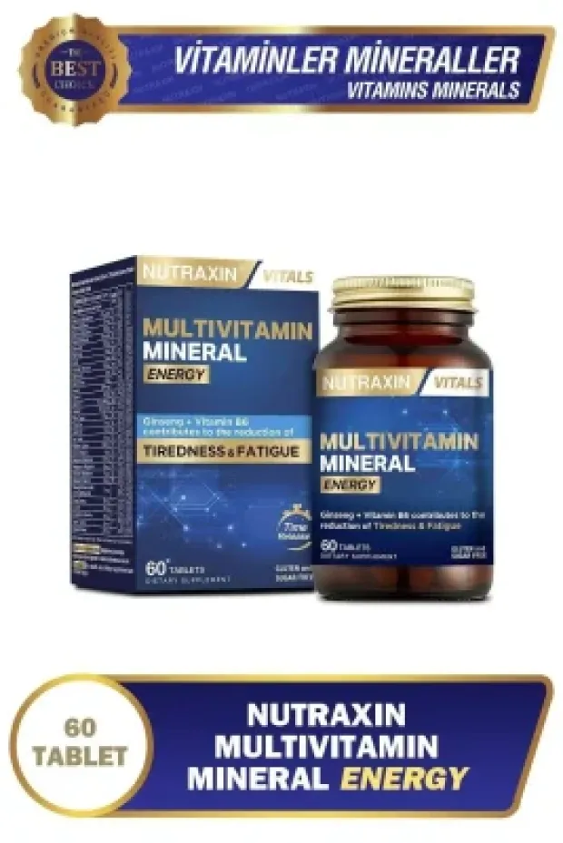 Nutraxin Multivitamin Mineral Energy 60 Tablet