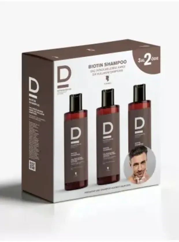 Dermoskin Biotin Şampuan Erkek 200 ml 3 Al 2 Öde