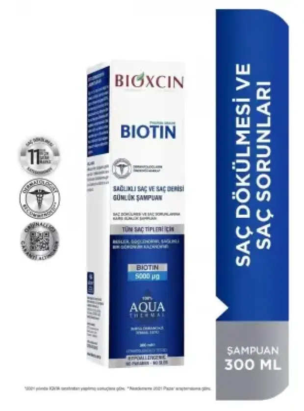 Bioxcin Biotin Şampuan 300 ml | Tüm Saç Tipleri
