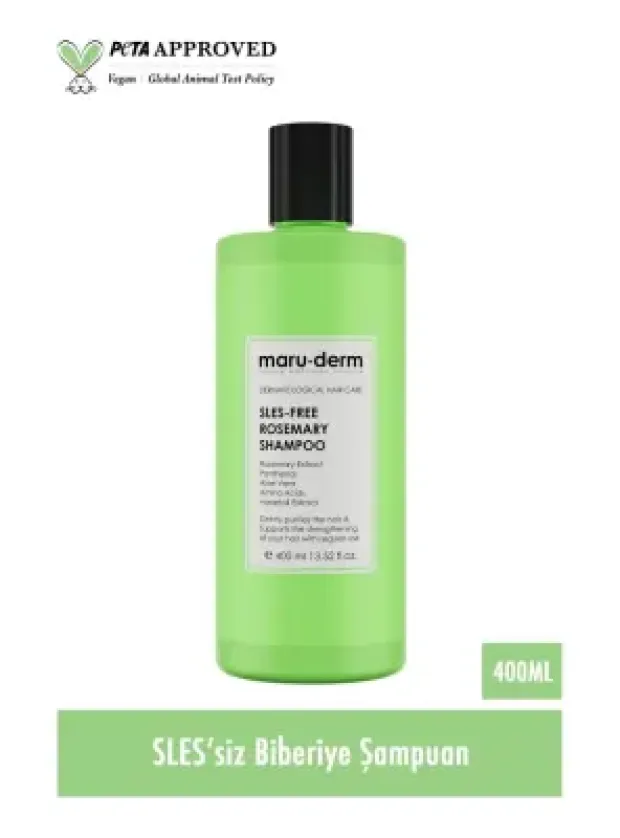 Maruderm SLES-Free Rosemary Shampoo 400 ML