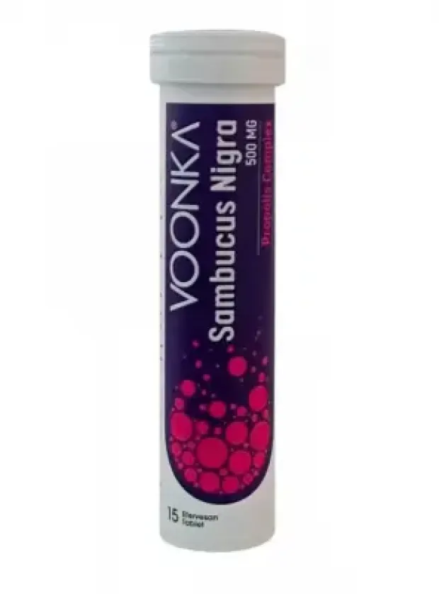 Voonka Sambucus Nigra Propolis Complex 15 Efervesan Tablet