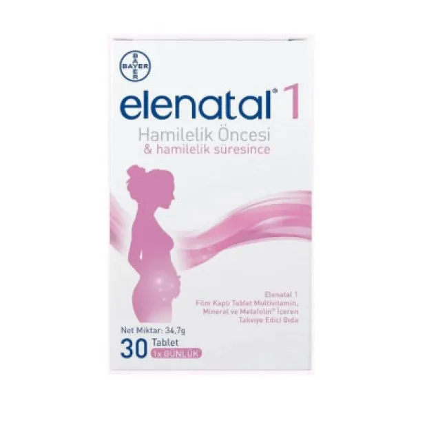 Elenatal 1 Takviye Edici Gıda 30 Tablet