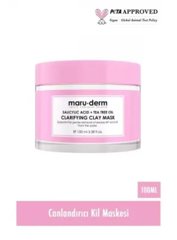 Maruderm Salisilik Asit + Çay Ağacı Yağı Kil Maskesi 100 ML