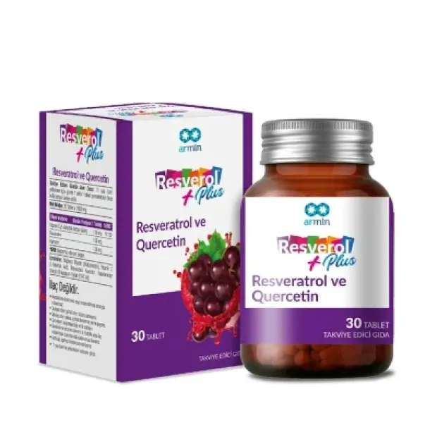 Resverol Plus Resveratrol Ve Quercetin 30 Tablet