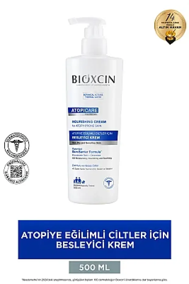 Bioxcin Atopicare Atopiye Eğilimli Ciltler İçin Besleyici Krem 500 ml