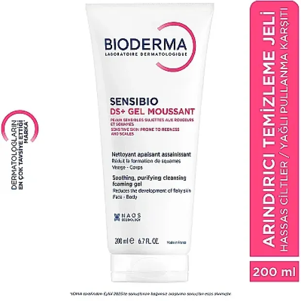 Bioderma Sensibio DS+ Foaming Gel Temizleyici Jel 200 ml