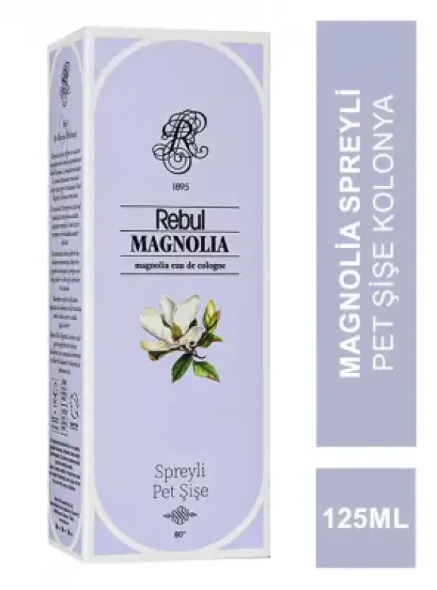 Rebul Magnolia Spreyli Pet Şişe Kolonya 125 ml