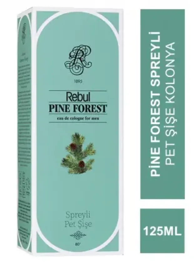 Rebul Pine Forest Spreyli Pet Şişe Kolonya 125 ml