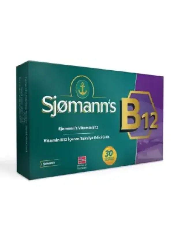 Sjomann's B12 30 Çiğnenebilir Jel Tablet