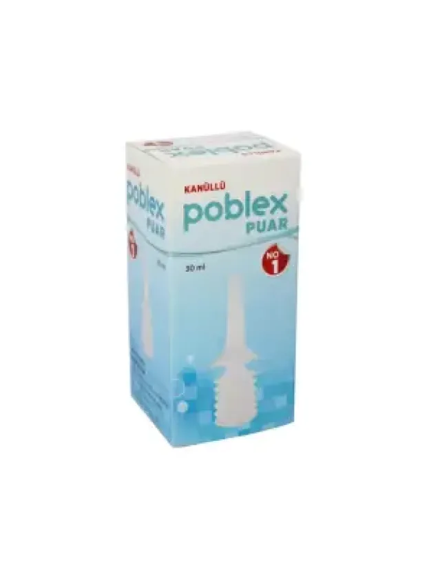 Poblex Kanüllü Puar No:1 30 ml