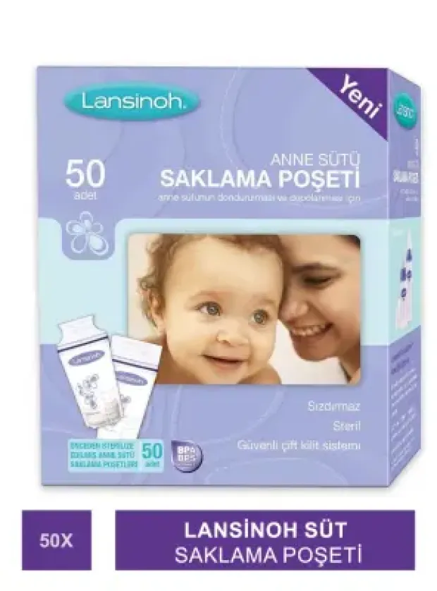 Lansinoh Süt Saklama Poşeti 50 li
