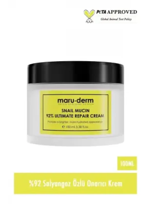 Maruderm %92 Salyangoz Özlü Onarıcı Krem 100 ML