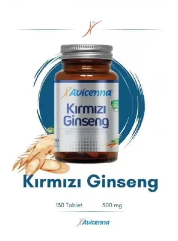 Avicenna Kırmızı Ginseng 500mg 130 Tablet