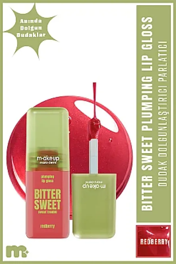 Maruderm Dolgunlaştırıcı Etkili Dudak Parlatıcısı – Plumping Lip Gloss Redberry