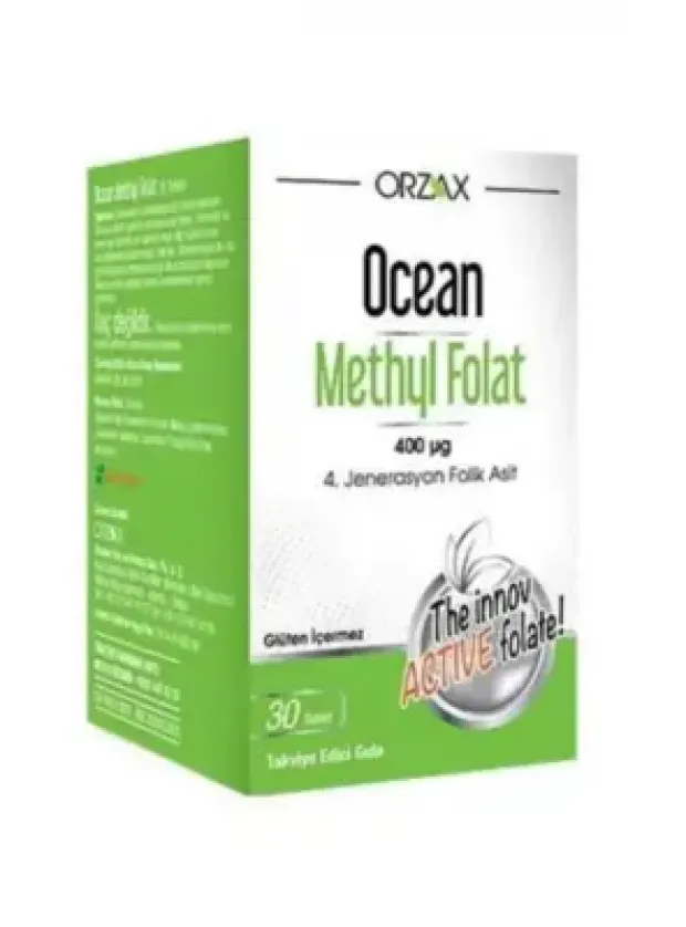 Ocean Methyl Folat 400mg 30 Tablet