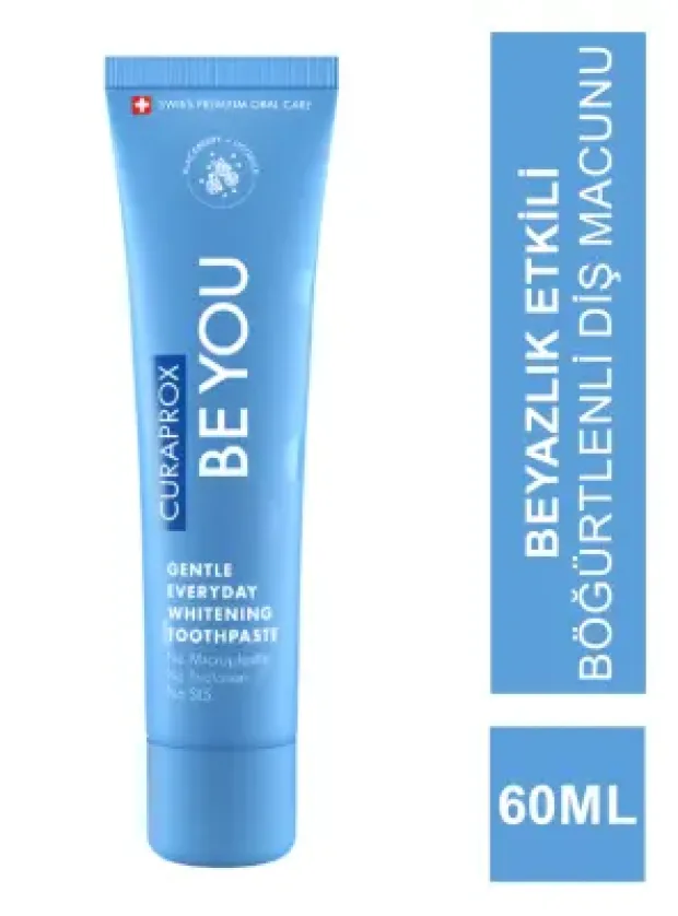 Curaprox Be You Beyazlatıcı - Böğürtlen - Meyankökü - Diş Macunu - Blue 60 ml
