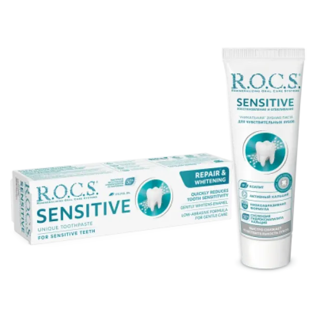 Rocs Sensitive Repair-Whitening Diş Macunu 94g