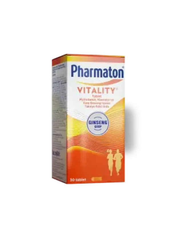 Pharmaton Vitality Multivitamin 30 Tablet - Takviye Edici Gıda