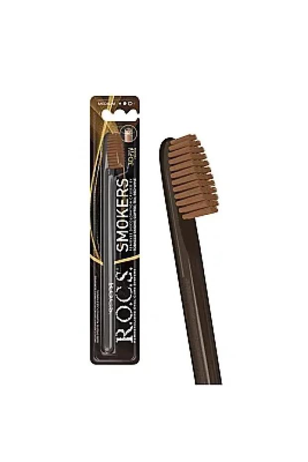 R.O.C.S. Smokers Leke Silici Diş Fırçası - Orta Sert