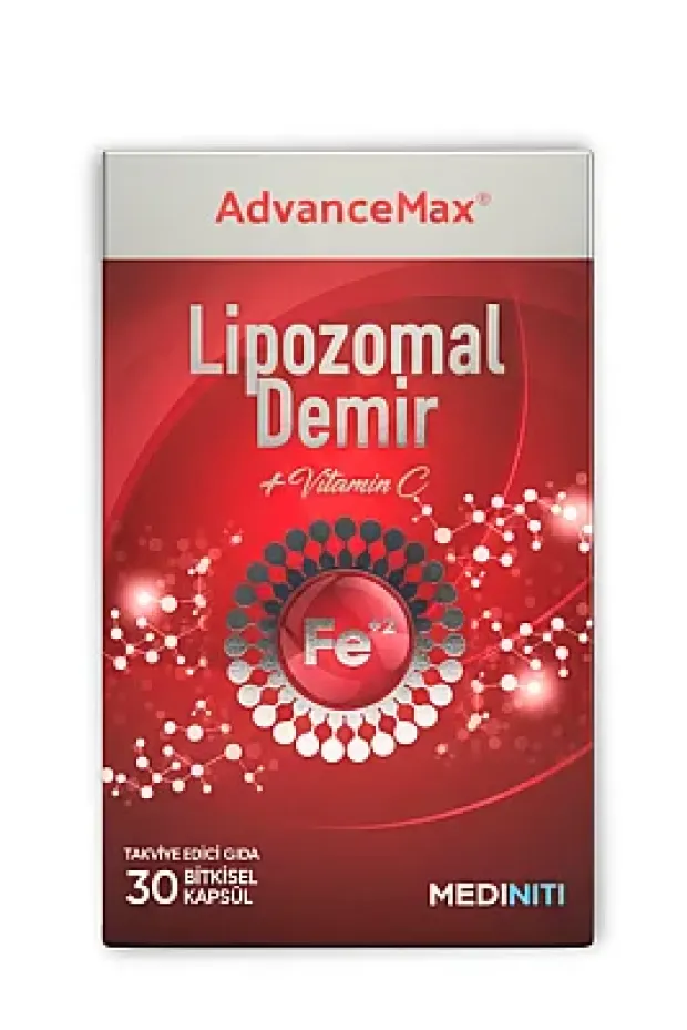 Advancemax Lipozomal Demir 30 Kapsül