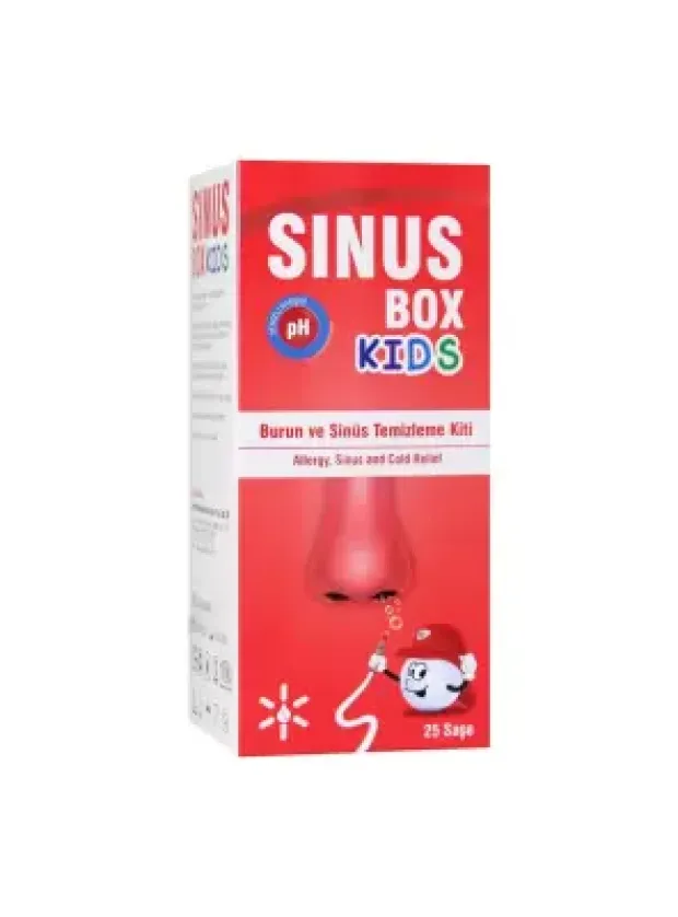 Sinus Box Kids Burun ve Sinüs Temizleme Kiti 25 Saşe