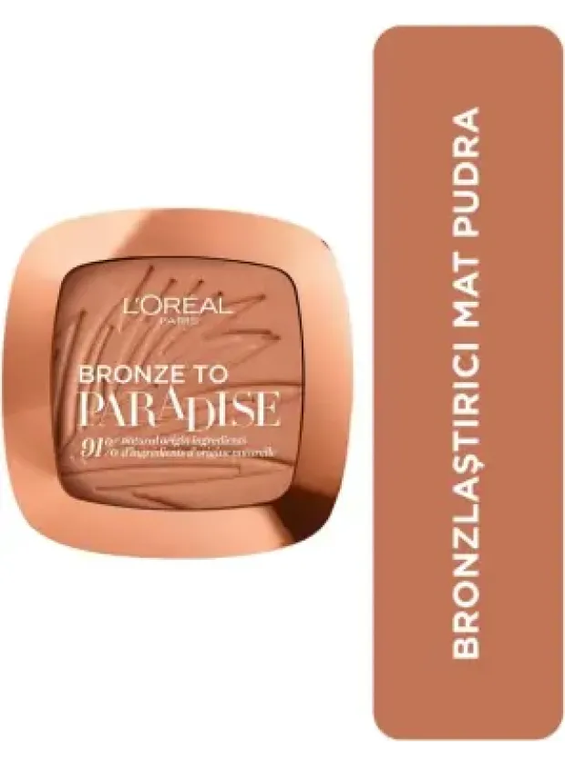 Loreal Paris Bronze to Paradise Mat Bronzlaştırıcı Pudra 02 Baby One More Tan 9gr