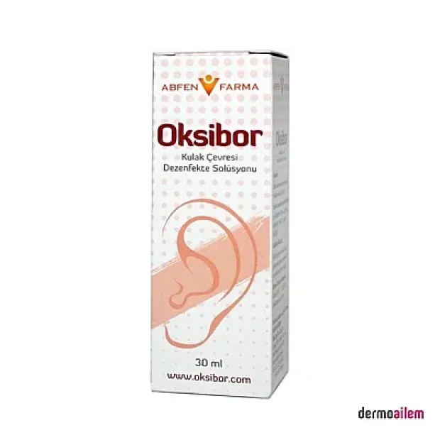 Abfen Farma Oksibor Kulak Damlası 30 ml