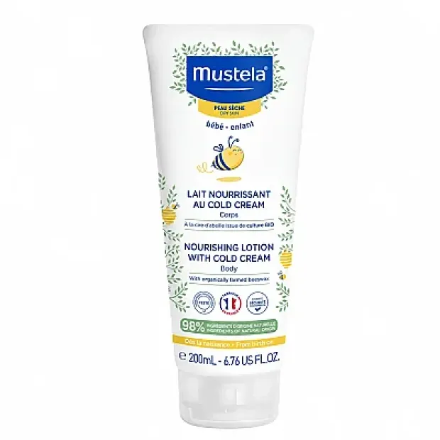 Mustela Nourishing Lotion With Cold Cream Vücut Losyonu 200 ml