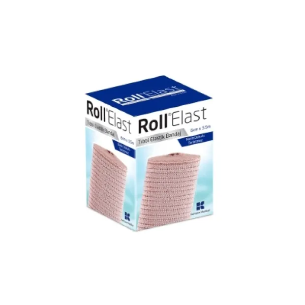 Roll Elast Bandaj Ten Rengi 6cm x 3,5m
