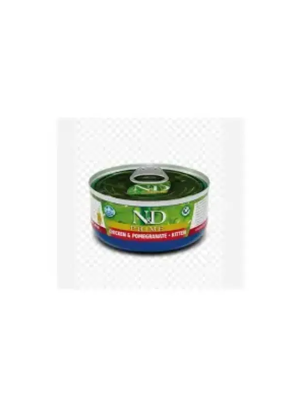 N&D Prıme Chicken & Pomegranate Kitten Kedi Konserve 70 Gr