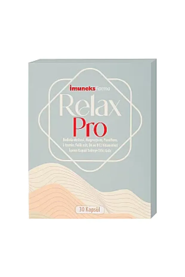 İmuneks Farma Relax Pro 30 Kapsül