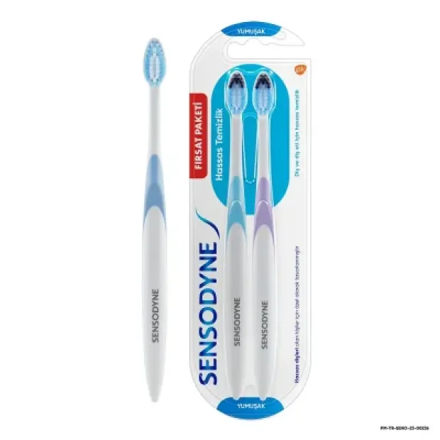 Sensodyne Hassas Temizlik Yumuşak Diş Fırçası - 2'li Fırsat Paketi